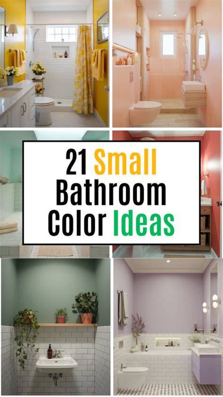 What color should a small bathroom be