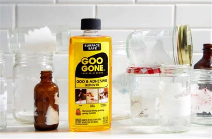 What dissolves glue from labels?