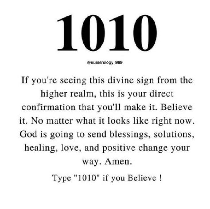 What does 1010 symbolize?