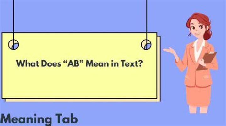 What does AB mean in notes?