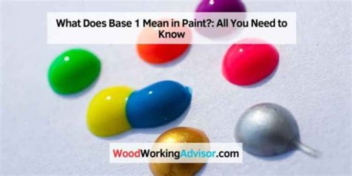 What does base mean in paint?