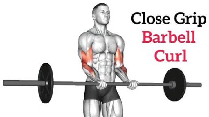 What does close-grip EZ bar work?