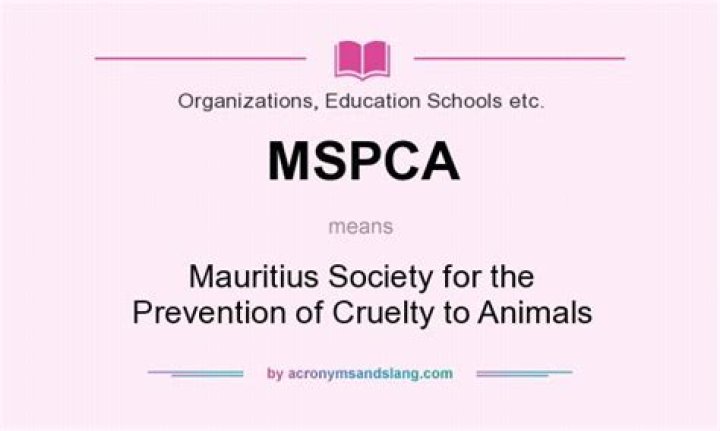 What does Mspca stand for?