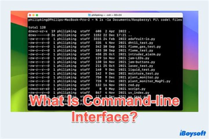 What is a Command Line Interface example?