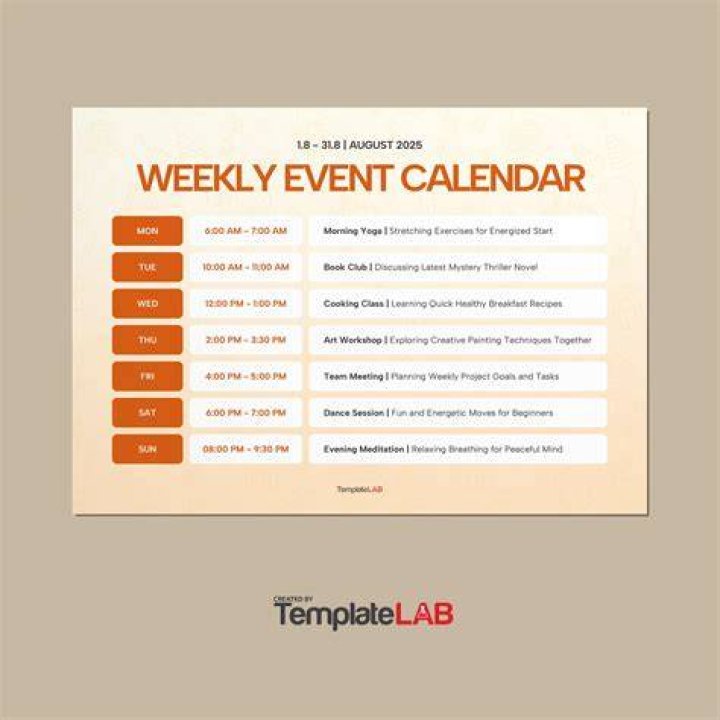 What is a current event template?