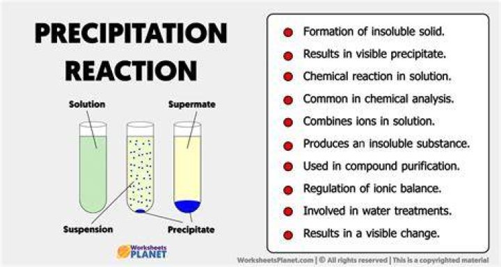 What is a precipitating reagent?
