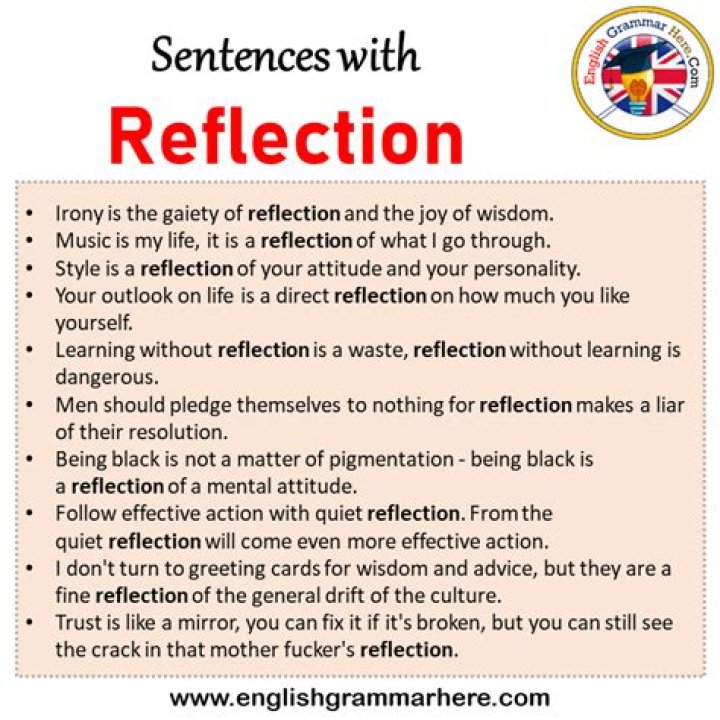 What is a reflective sentence