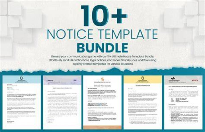 What is a section 10 notice?
