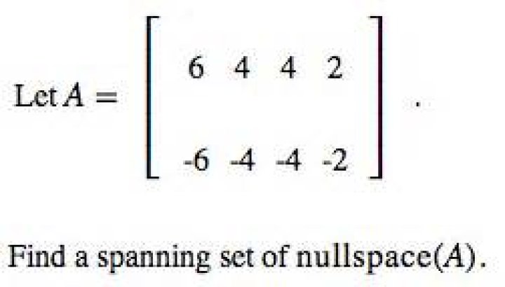 What is a spanning set in linear algebra?