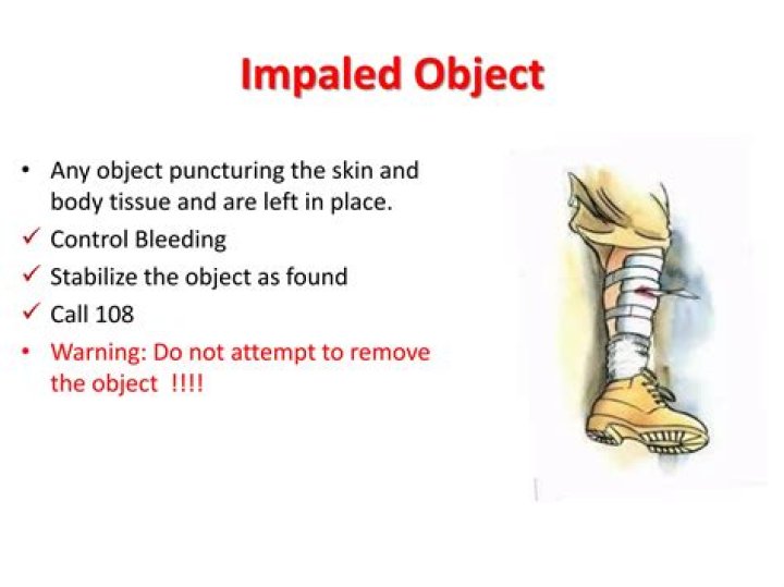 What is an impaled object