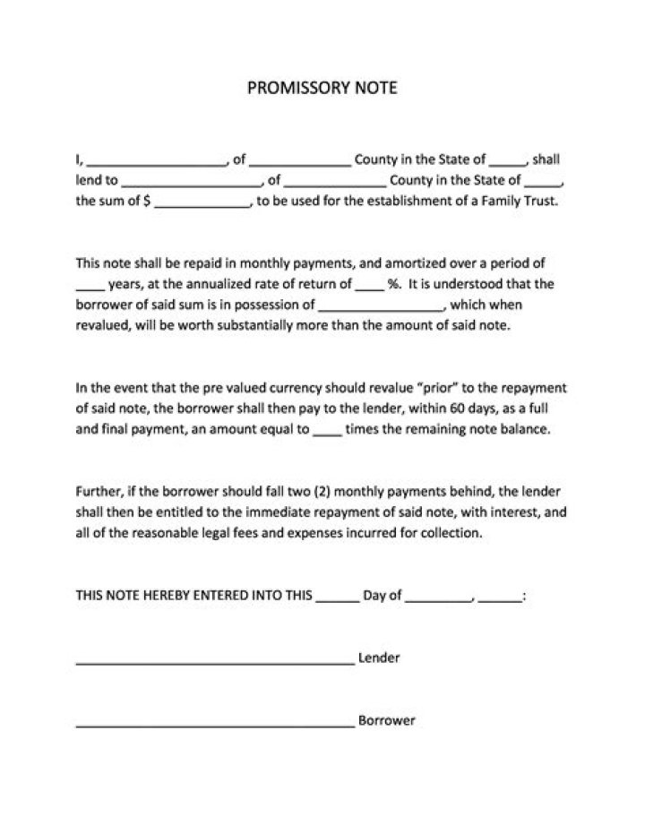 What is another term for a promissory note?