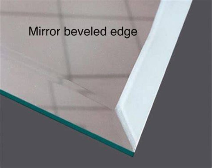 What is beveled edge mirror