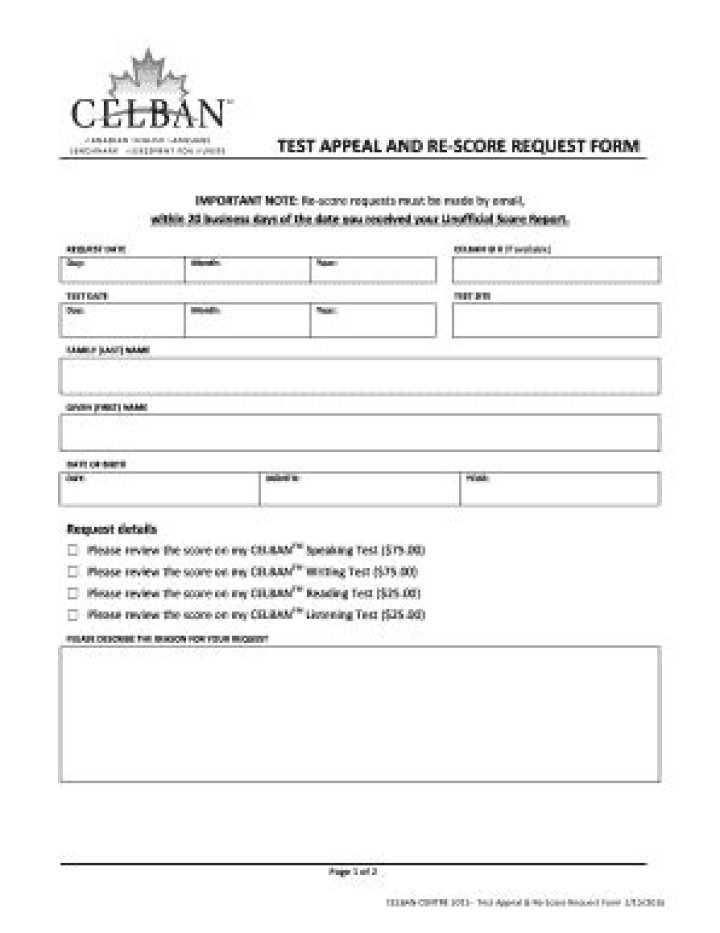 What is Celban test