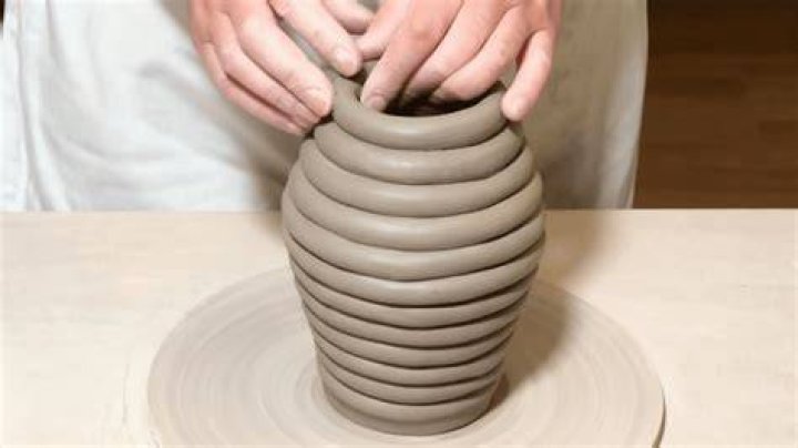 What is coiling technique in pottery?