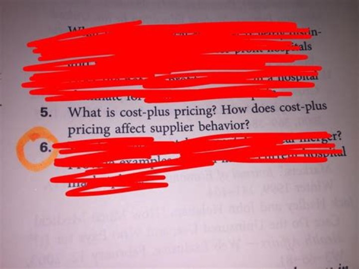 What is cost plus pricing How does cost plus pricing affect supplier behavior