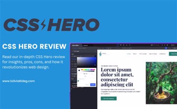 What is CSS hero?