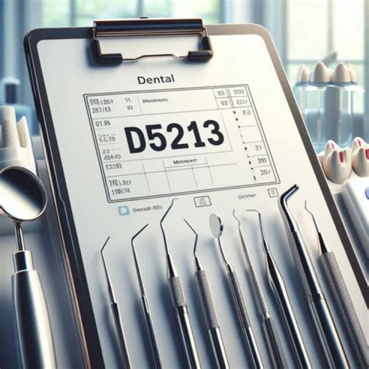 What is dental Code D5213?