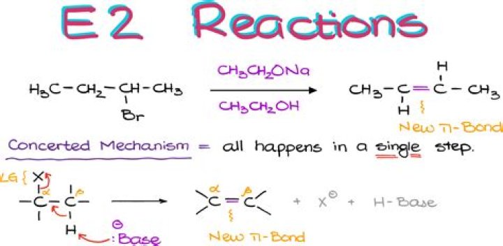 What is difference between e1 and e2 reaction