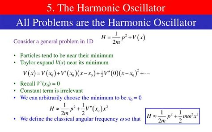 What is driven harmonic oscillator?