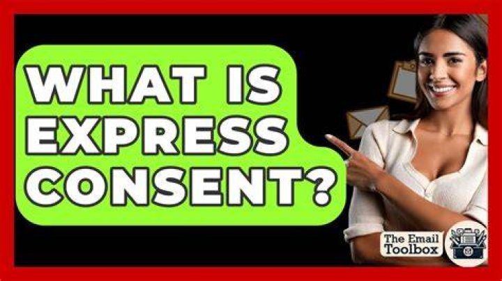 What is express consent