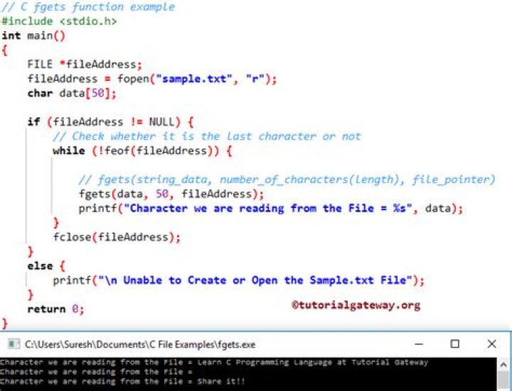 What is FEOF with example?