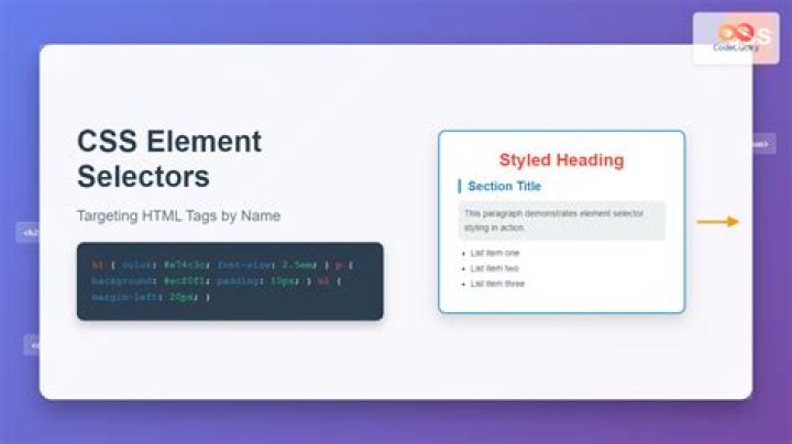 What is HTML selector