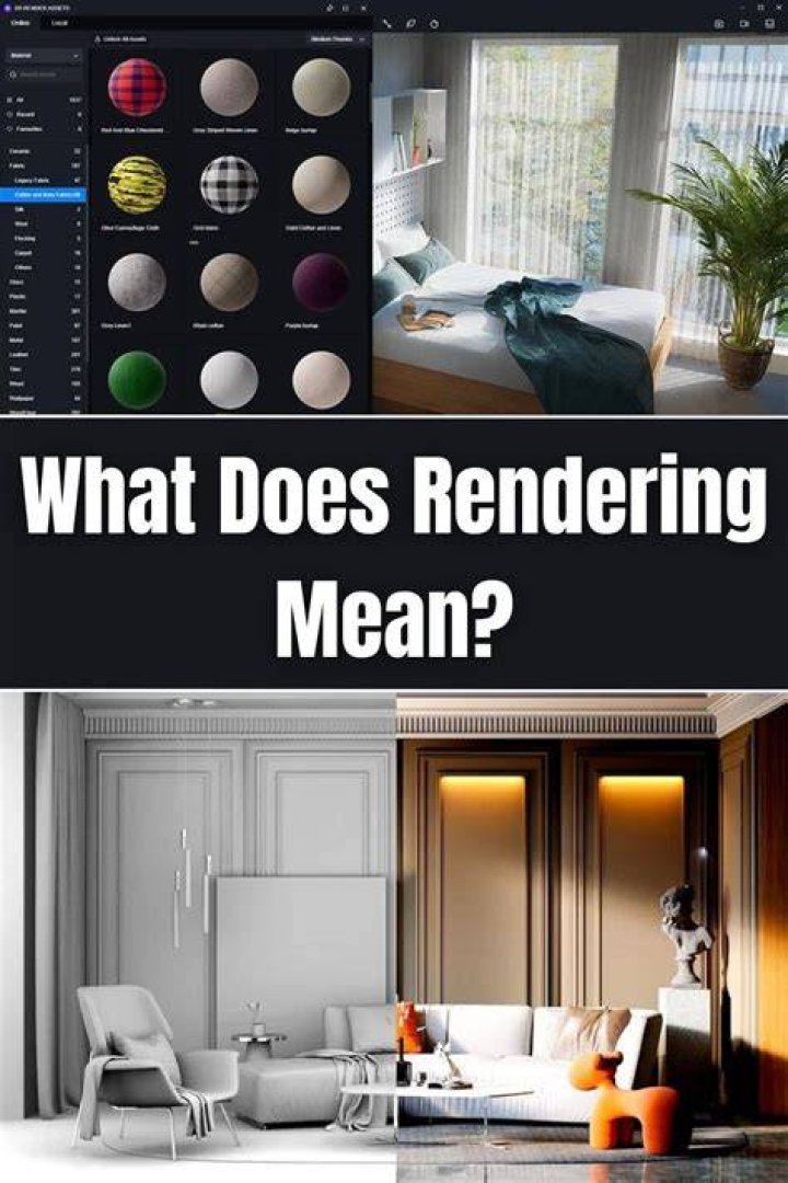 What is rendering in SSRS