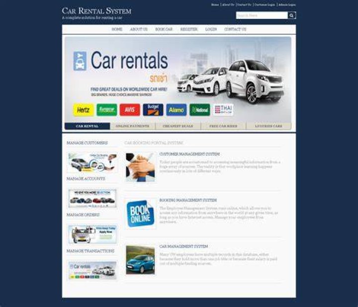What is rental car project?