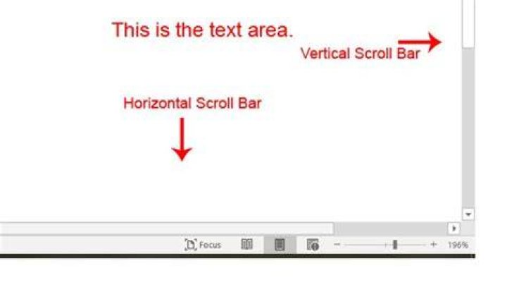 What is scroll bar in MS?
