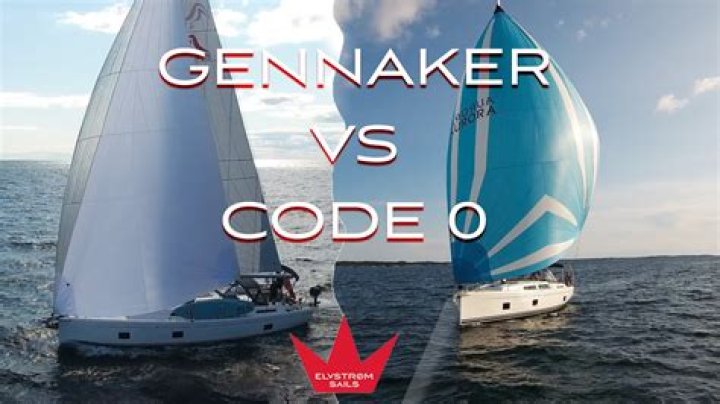 What is the difference between a gennaker and a code 0?