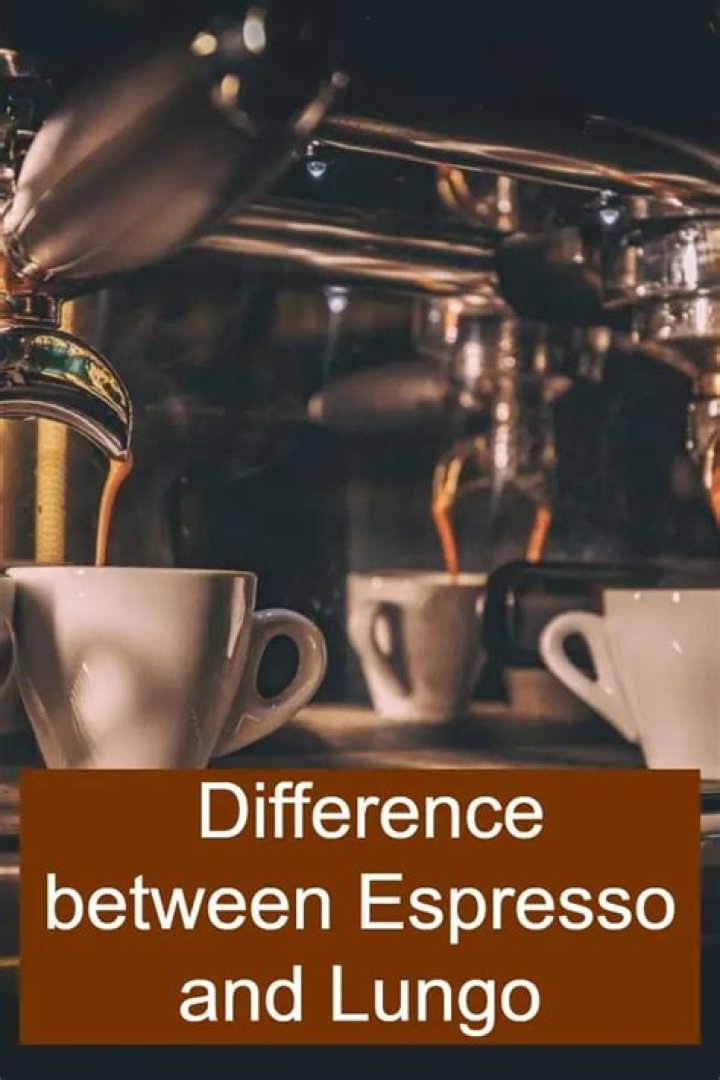 What is the difference between espresso and lungo?