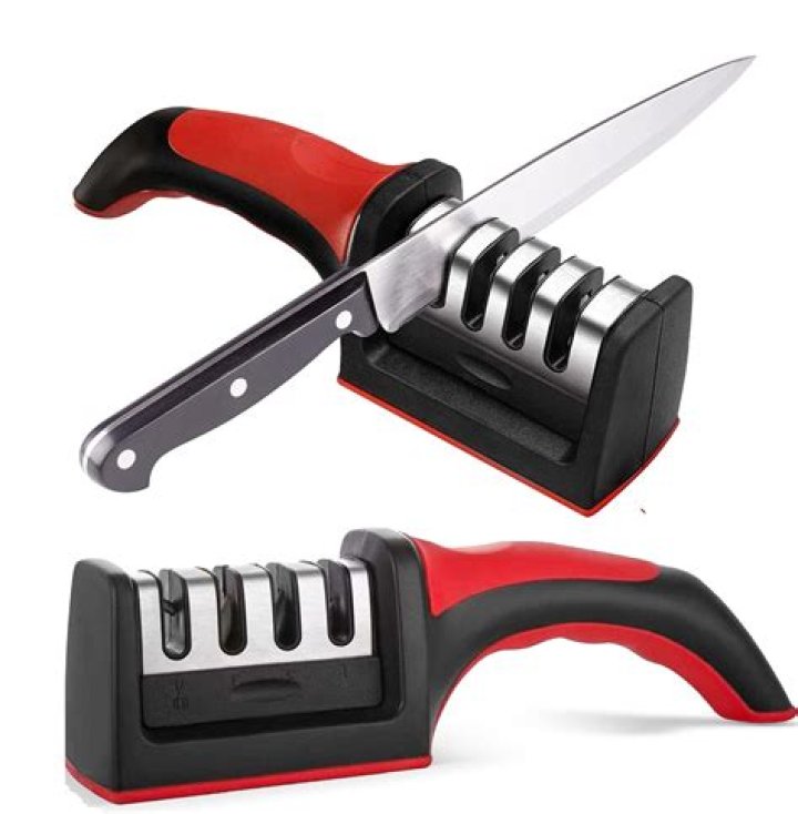 What is the knife sharpener called?