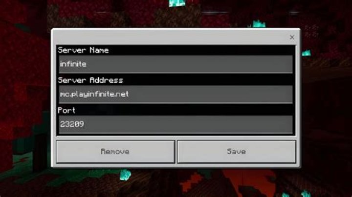 What is the server IP for Minecraft?
