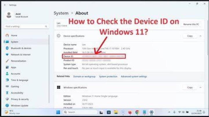What is user ID and device ID?