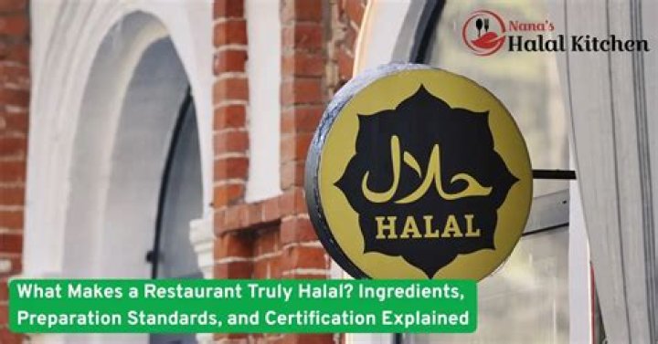 What makes a kitchen halal?