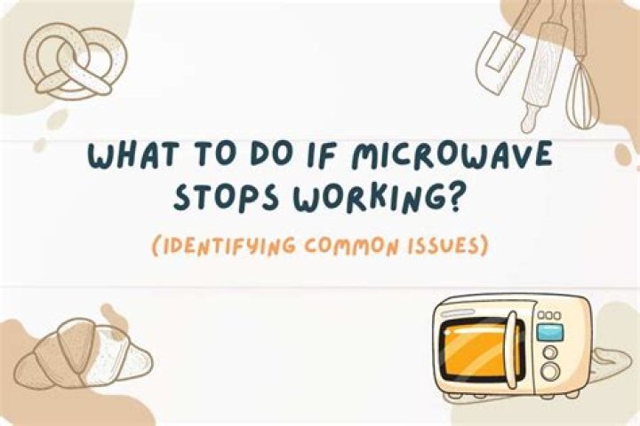What to do if microwave stops working?