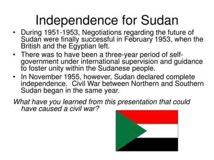 When did Sudan gain independence
