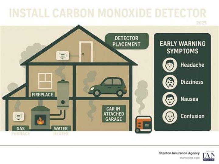 Where does carbon monoxide leak from