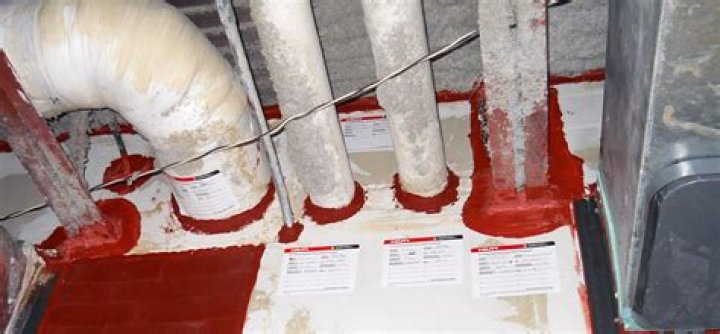 Where is fire caulking required?