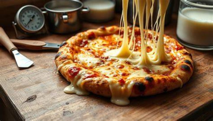 Which pizza cheese is stretchy?