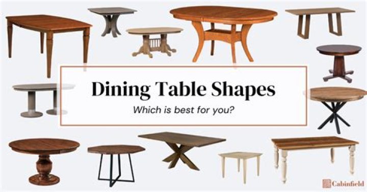 Which shape dining table is best