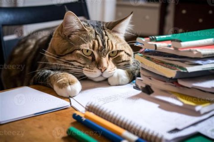 Why do cats lay on your homework?