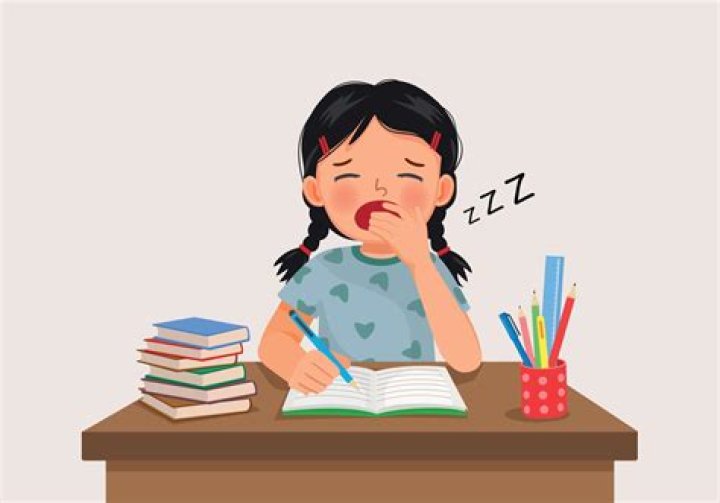 Why do I feel tired when doing homework?