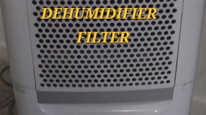 Why does a dehumidifier have a filter?