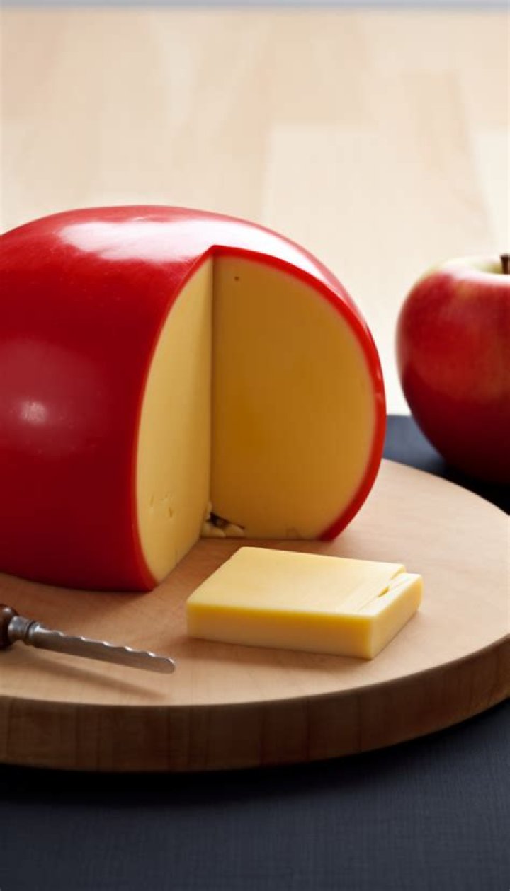 Why is Edam cheese red?