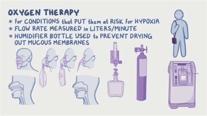 Why is high flow oxygen used