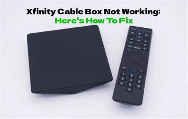 Why is my Xfinity box not working