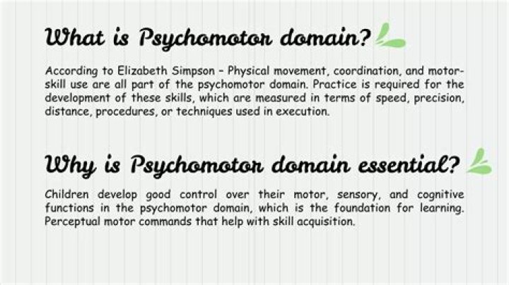 Why is psychomotor development important