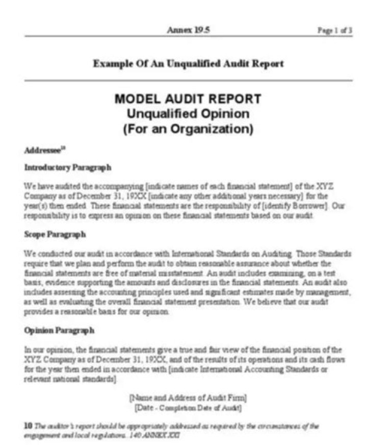 Why should an audit report be written