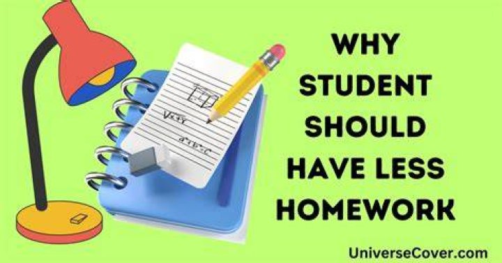 Why there should be less homework in schools?